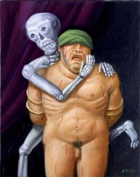 350 人の有名アーティストによるアート作品 Painting - 誘拐されたフェルナンド・ボテロの慰め